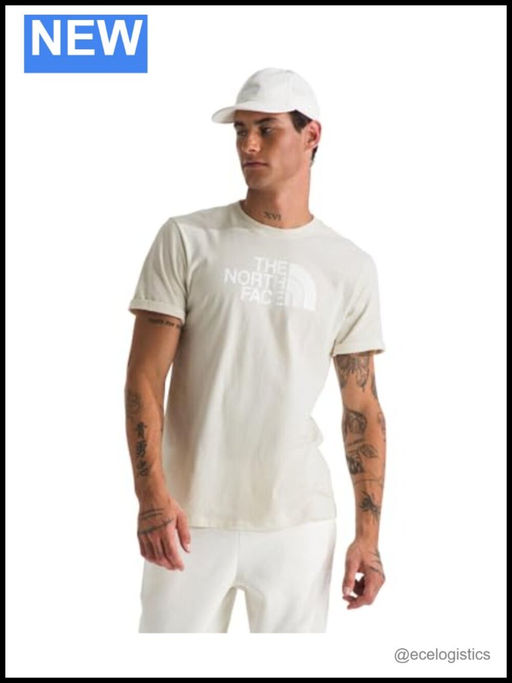 Regular Fit Cotton Short-Sleeve Tee with Graphic & Ribbed Collar